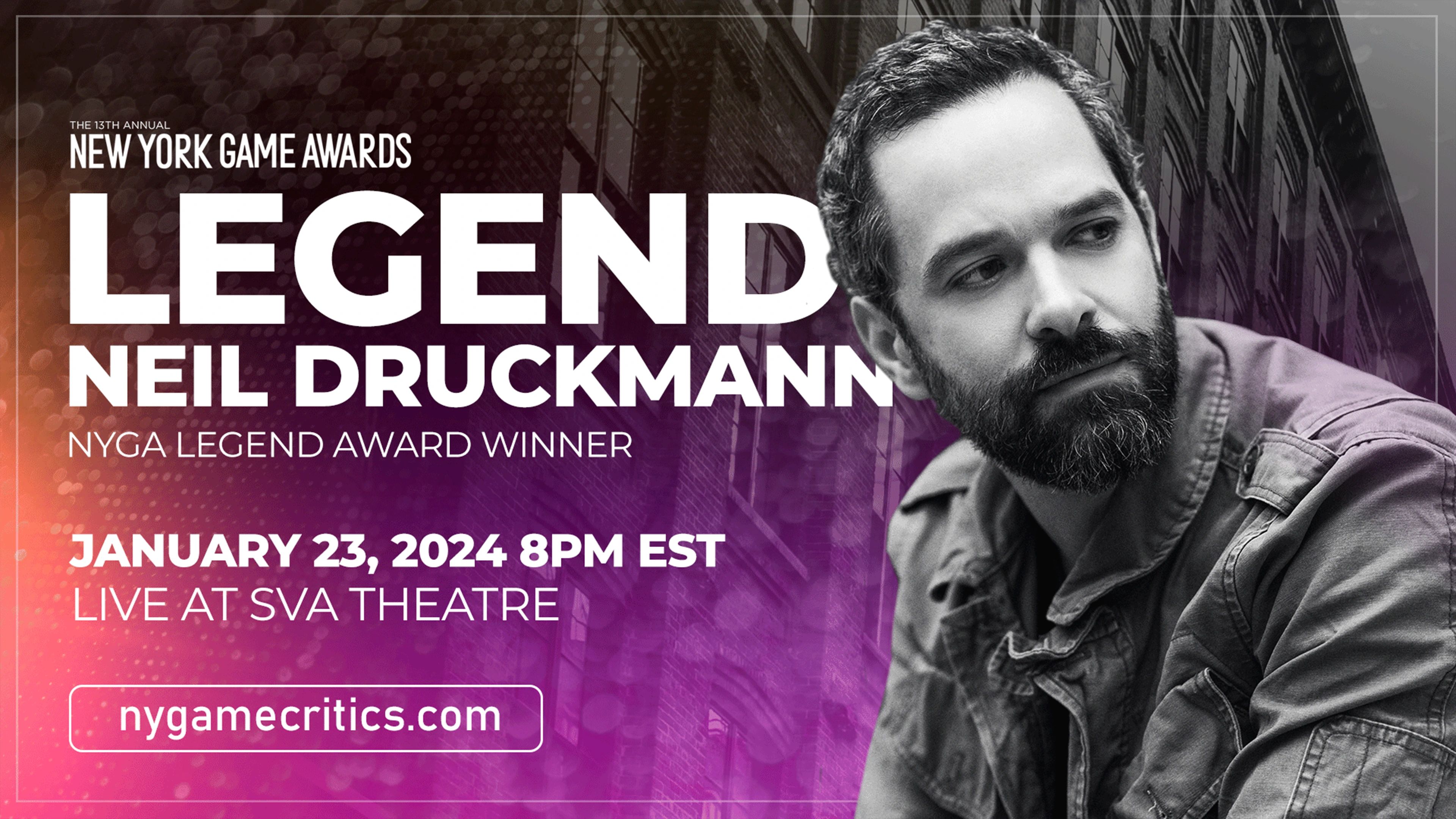 Neil Druckmann lesz a 13. New York Game Awards Andrew Yoon Legend Award díjazottja