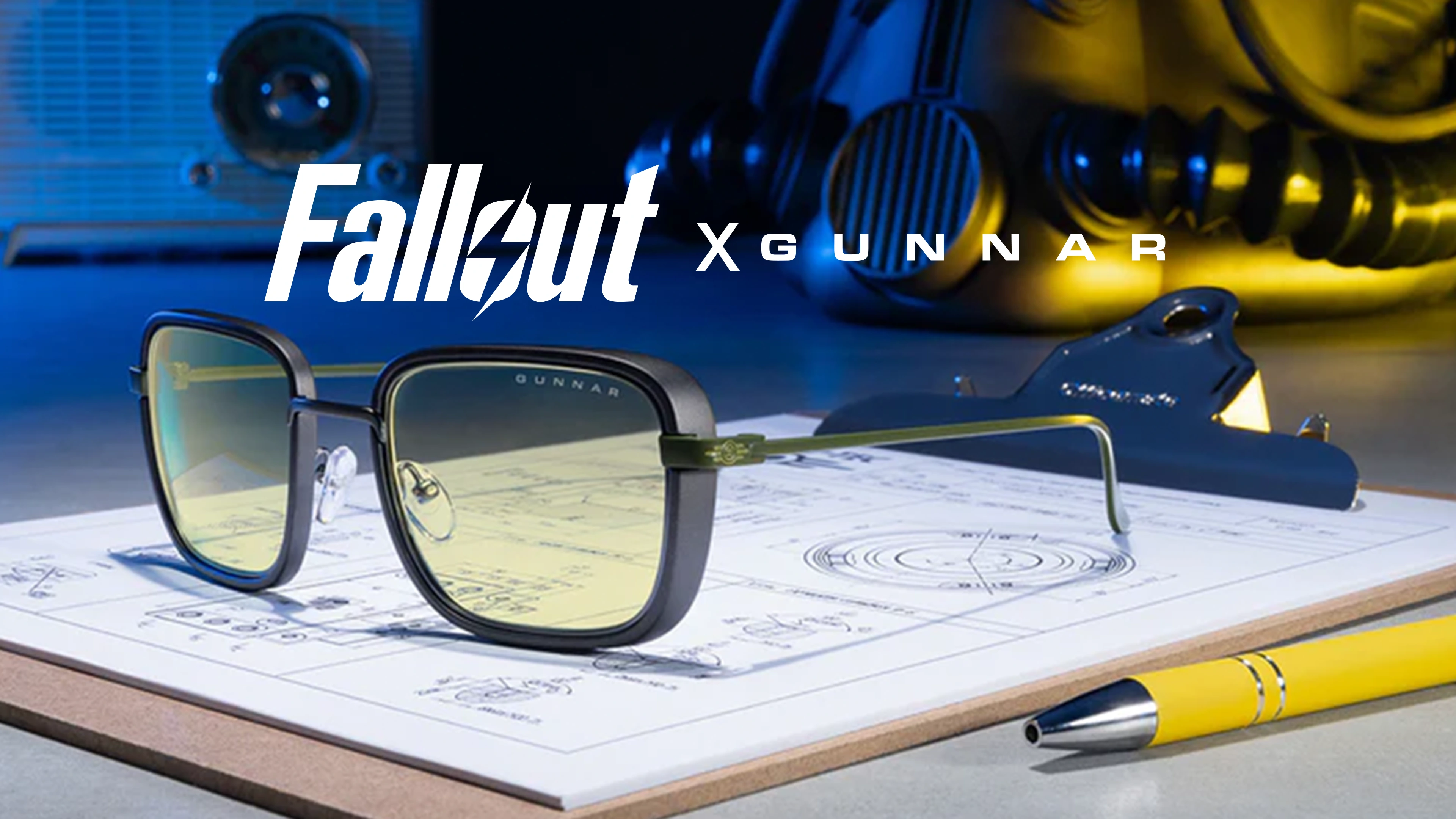 Limitált Gunnar Fallout Vault 33 számítógépes szemüveg