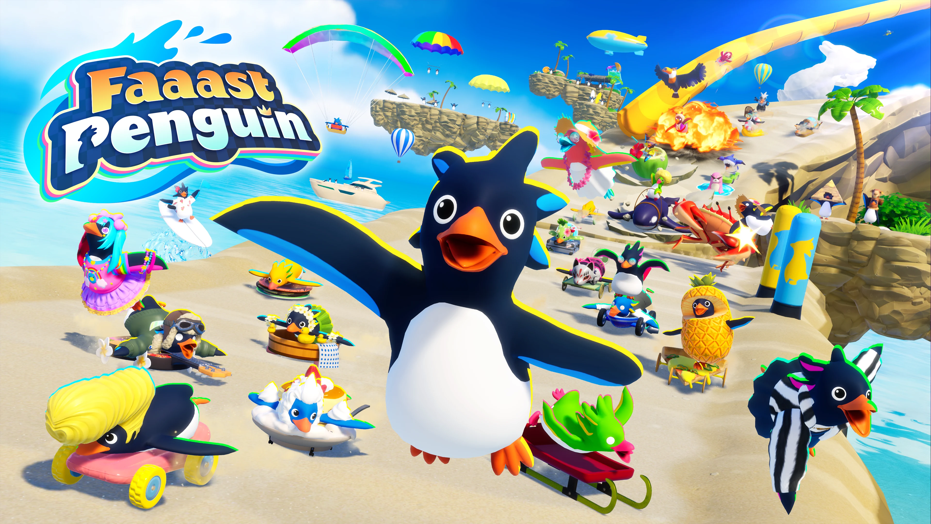 Faaast Penguin for Nintendo Switch október 3-án indul az év végi frissítés útitervének felfedésével, valamint gameplay javítással