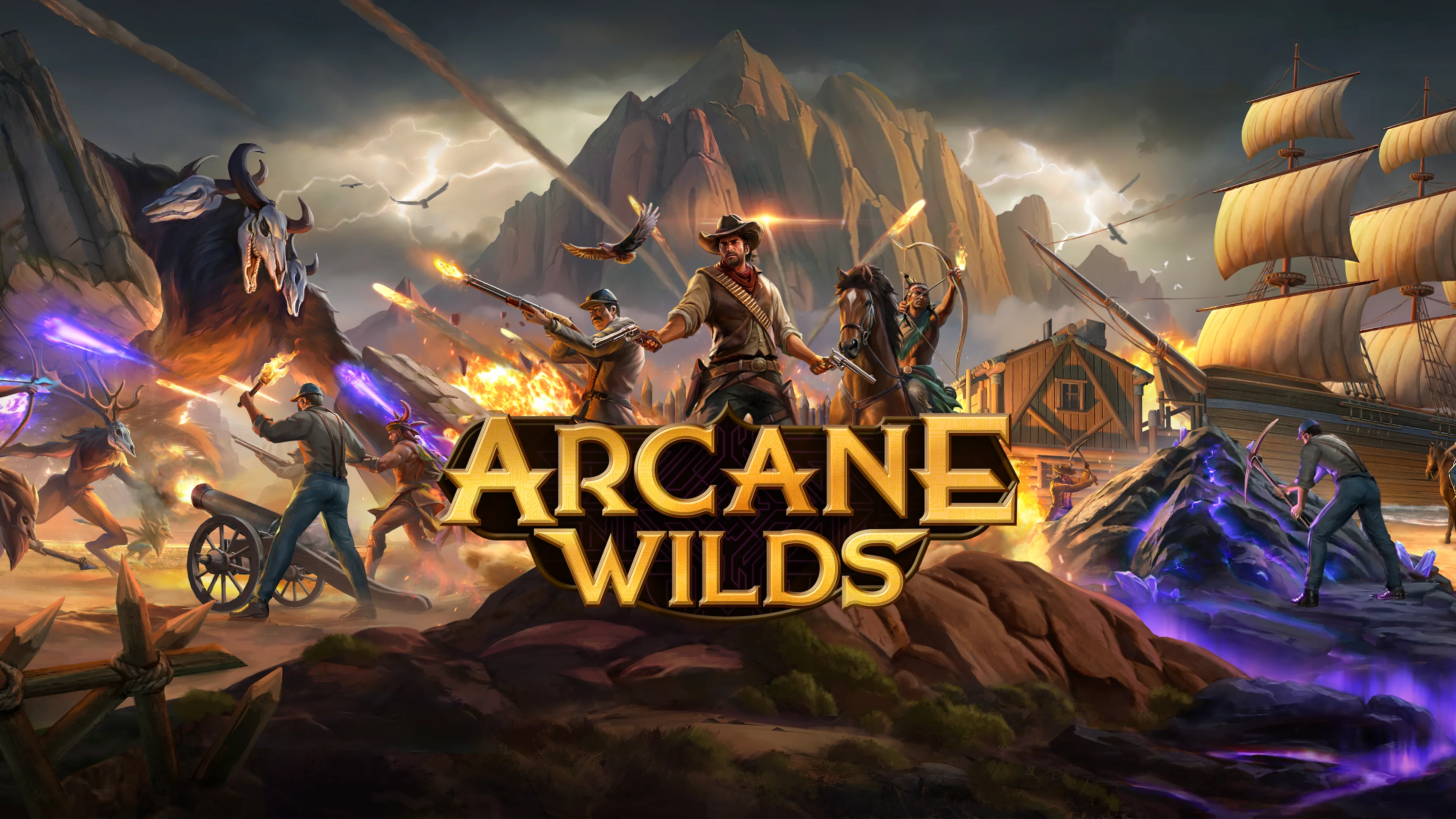 Western/Fantasy-hibrid stratégia Arcane Wilds nyeregbe pattan a Steam Next Fest-en