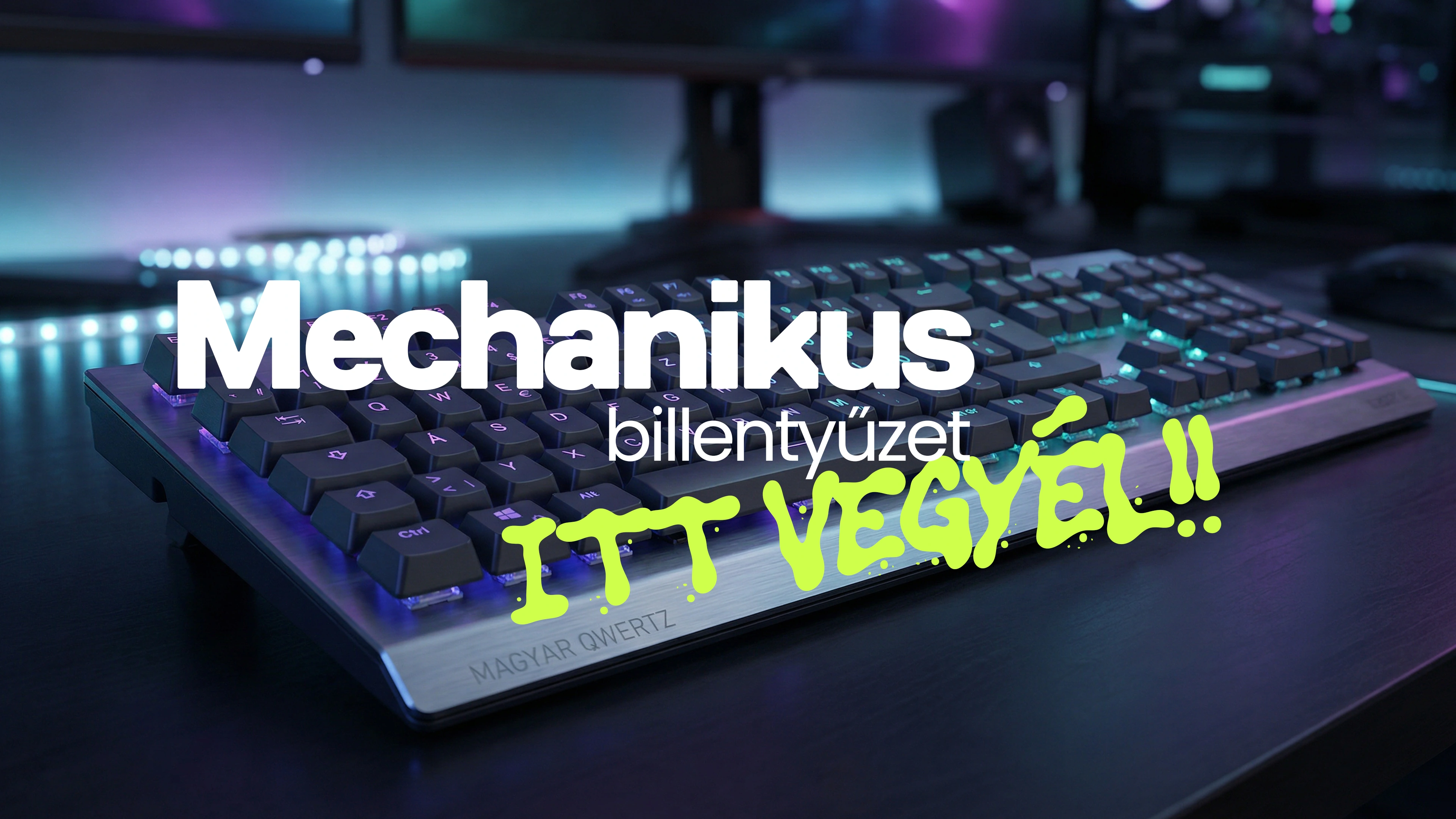 Itt tudsz minőségi magyar mechanikus gamer billentyűzetet venni