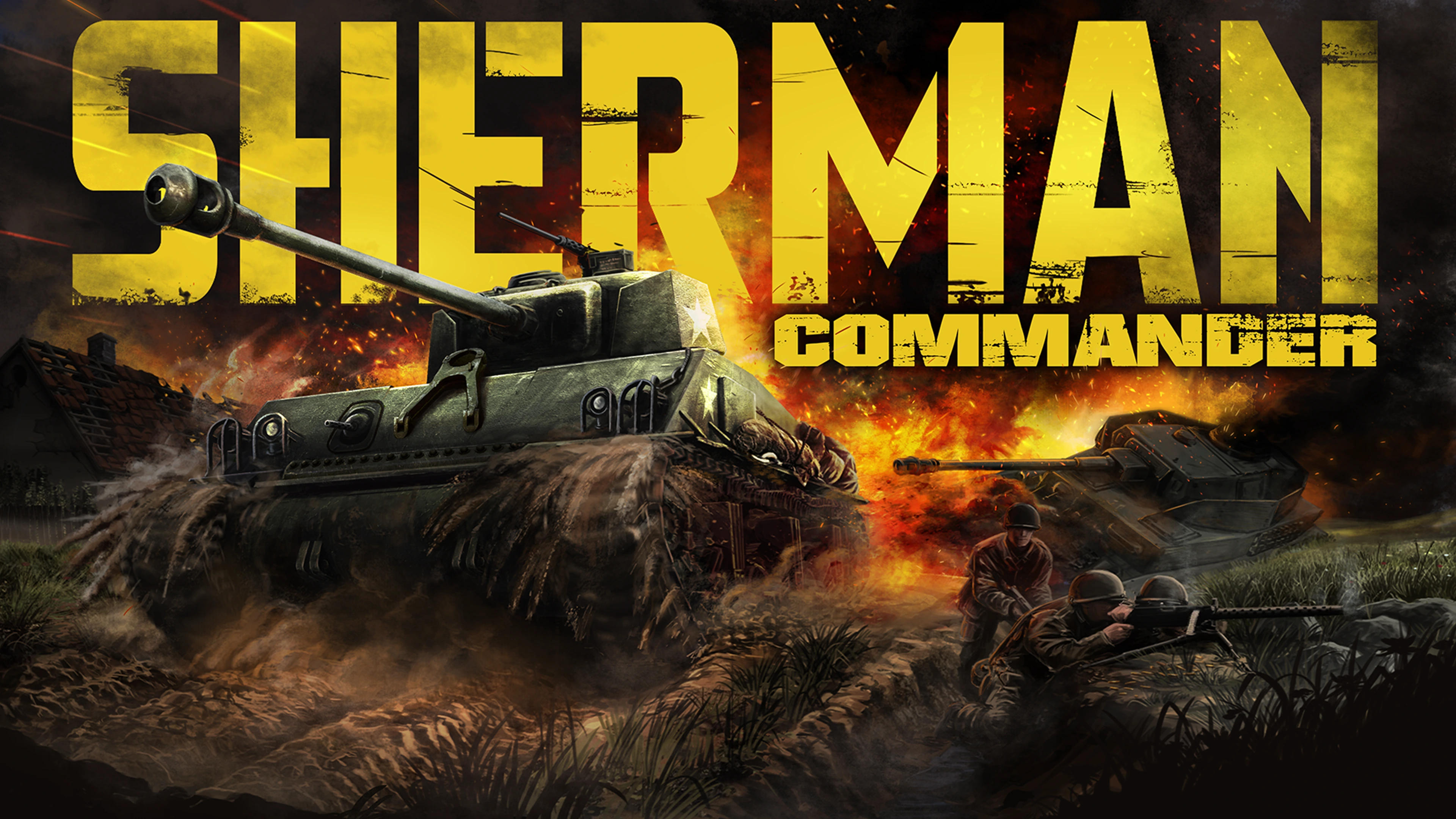 Sherman Commander tank-szimulátor és taktikai RTS